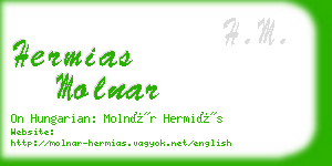 hermias molnar business card